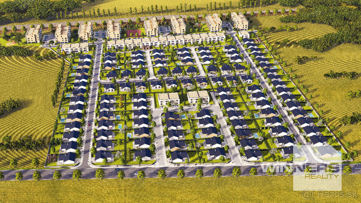 Stavebné pozemky - Projekt Orišky Trebišov