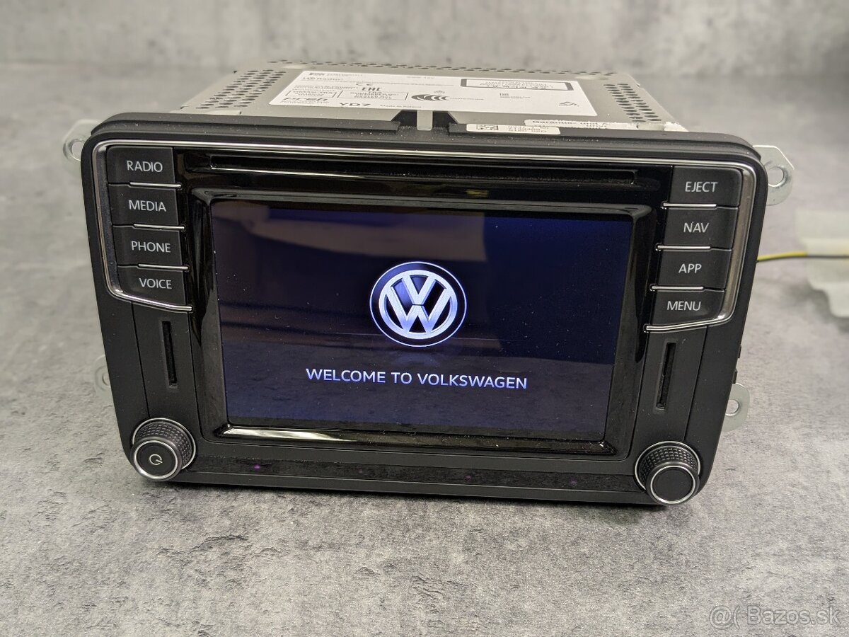VW Discover Media (MIB2 PQ) originál rádio VW 5C0035680F