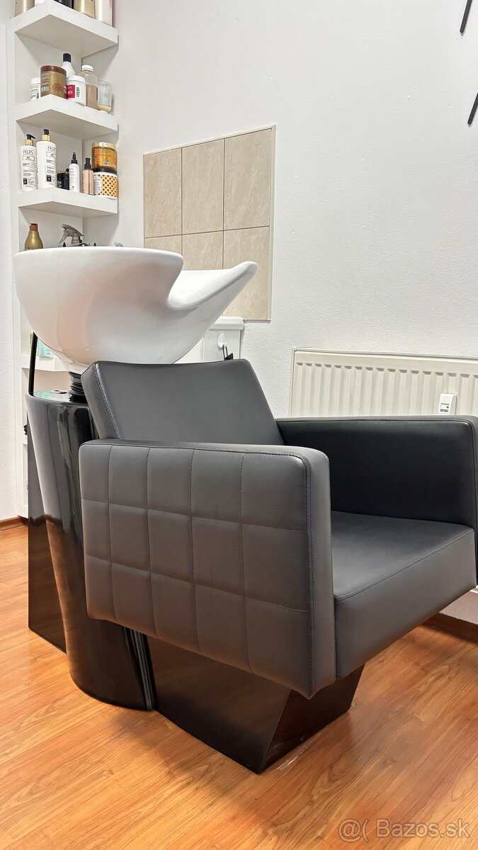 Kadernícky umývací box a Kadernícke kreslo