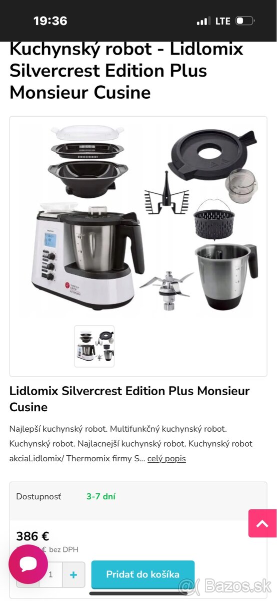 Kuchynský multifunkčný robot