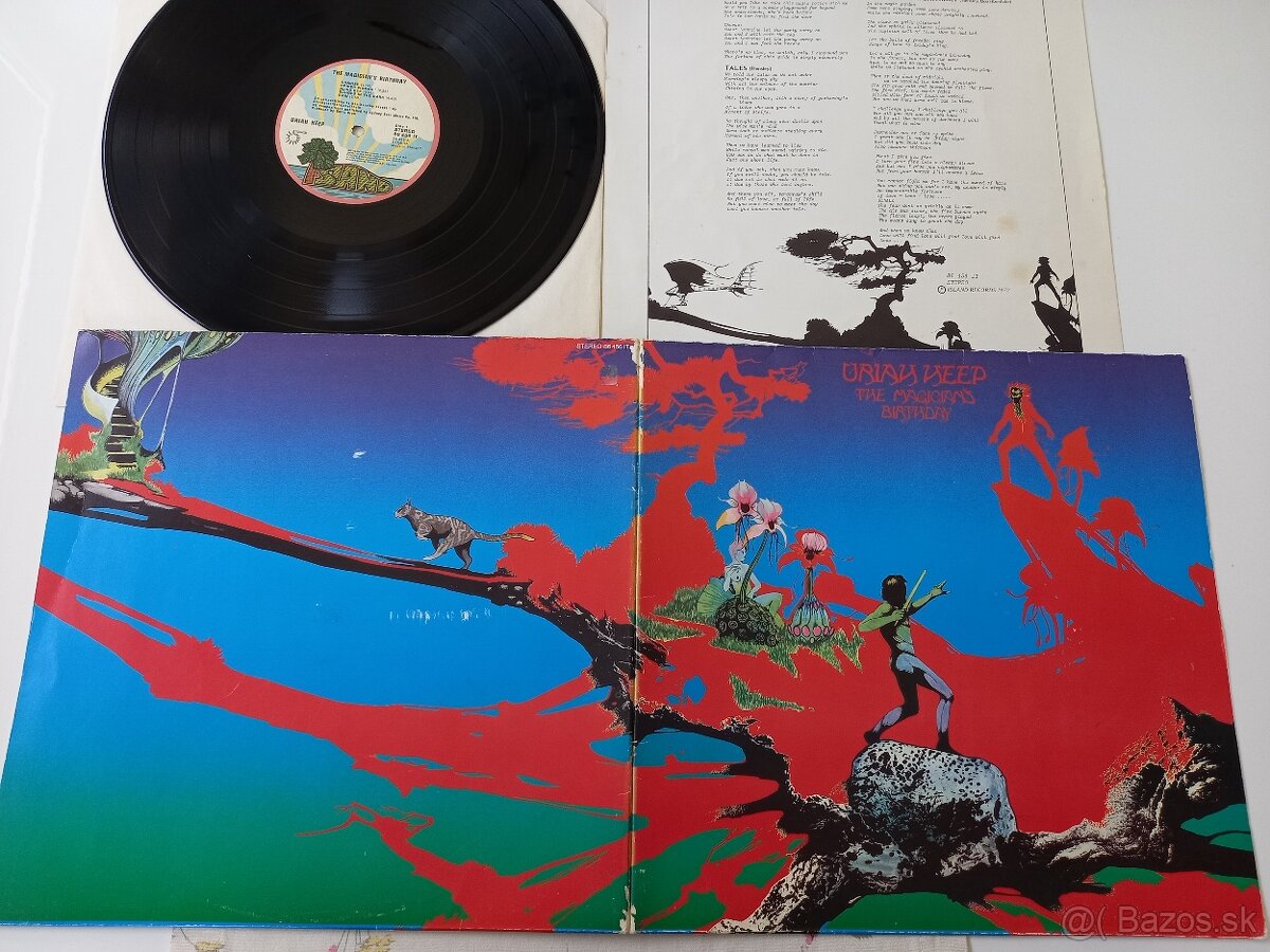 URIAH HEEP „Magician s Birthday“ /Bronze 1972/ rozkl ob+ t