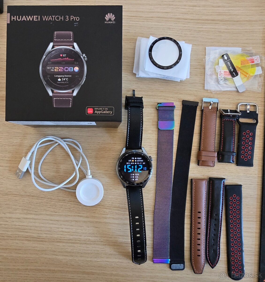 Predám Huawei Watch 3 Pro s príslušenstvom