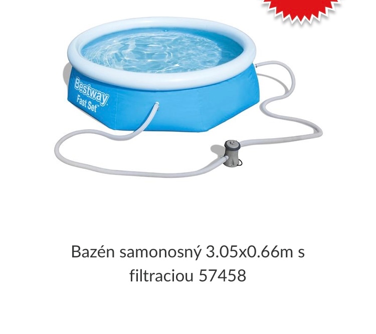 Predám nový bazen