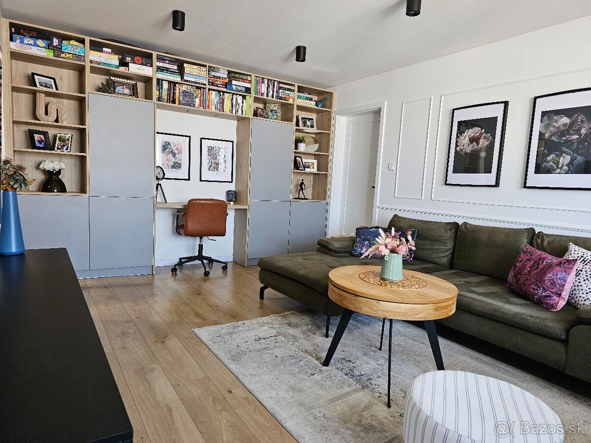 2-izbový byt s dvomi balkónmi, klimatizáciou, 59m2