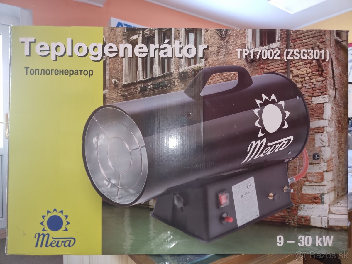 Teplogenerátor Meva 9-30kw (ohrievač na PB)