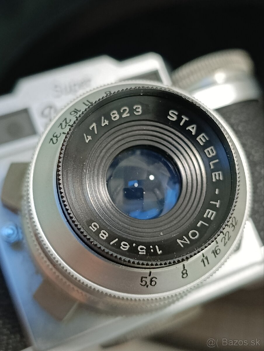 Objektív Staeble Telon 85 mm M39