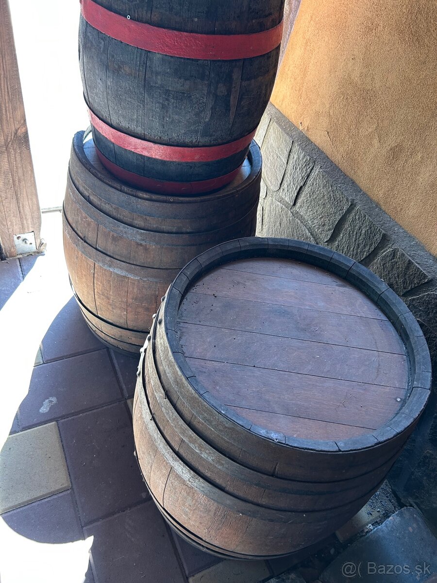 Predám dubové sudy