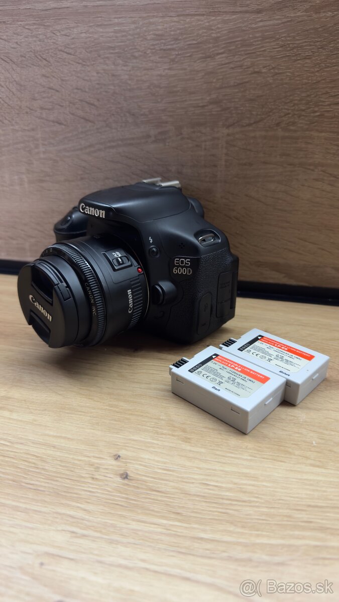 Canon eos 600D + Canon ef 50mm f1.8