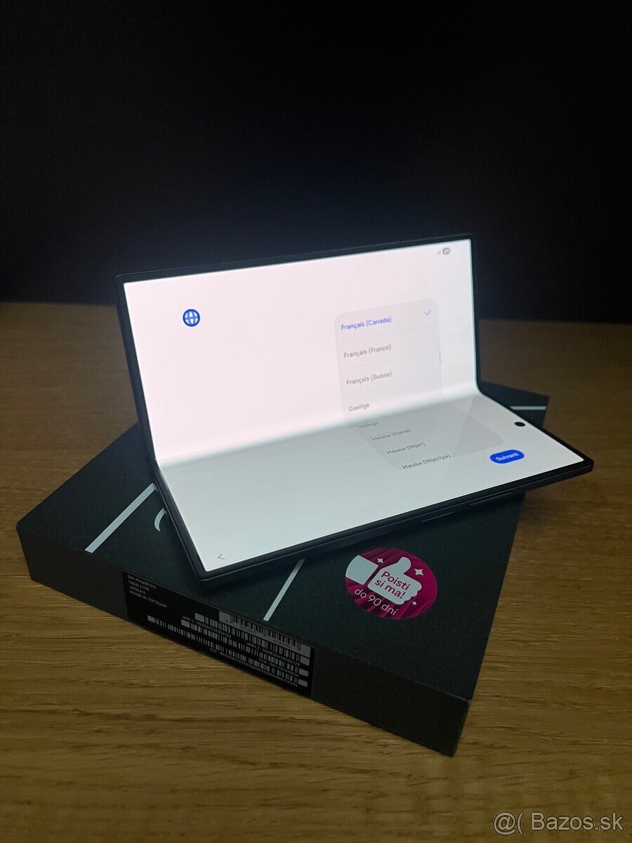 Predám SAMSUNG GALAXY Z FOLD 7 12GB/1000GB, TOP, ZARUKA