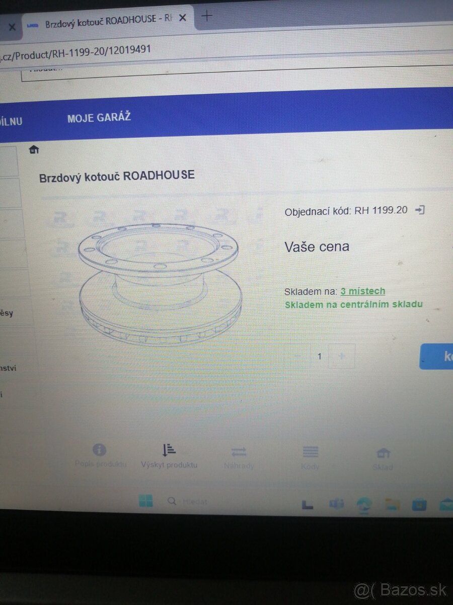 Brzdový kotouč ROADHOUSE BPW 430