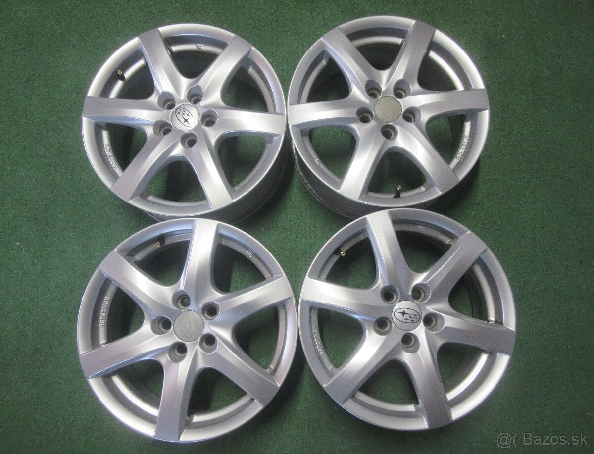 R16 hliníkové disky ALUTEC rozteč 5x100 ET48 SUBARU