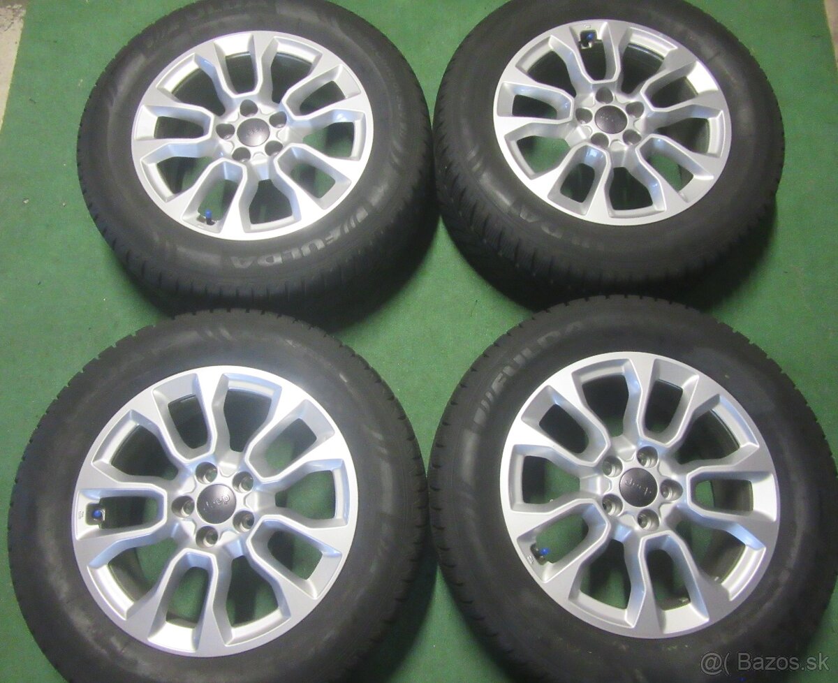 Kolesá zimné JEEP compass rozteč 5x110 + 235/60R17 fulda