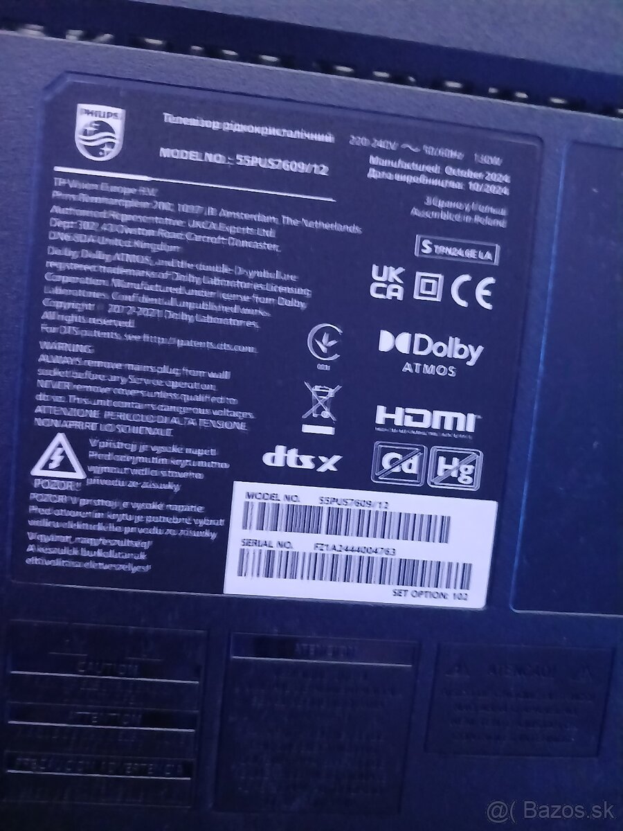 Predam novu TV Philips 55PUS7609/12