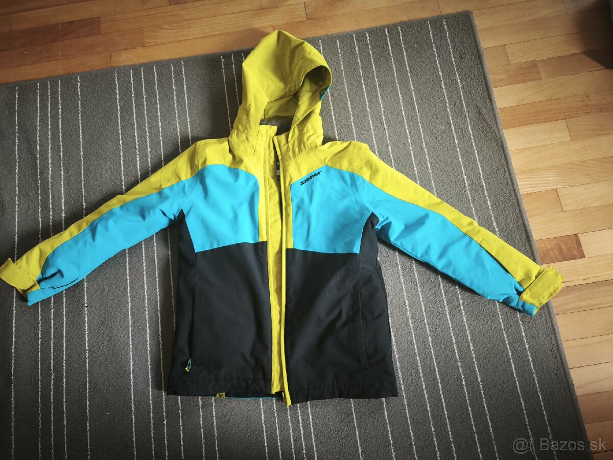 Zimná lyžiarska vetrovka ziener veľkosť 140