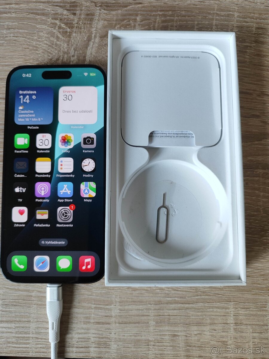 Iphone 15 Pro 256 GB black titanium