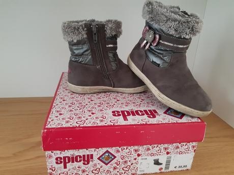 Sivé čižmy spicy 27