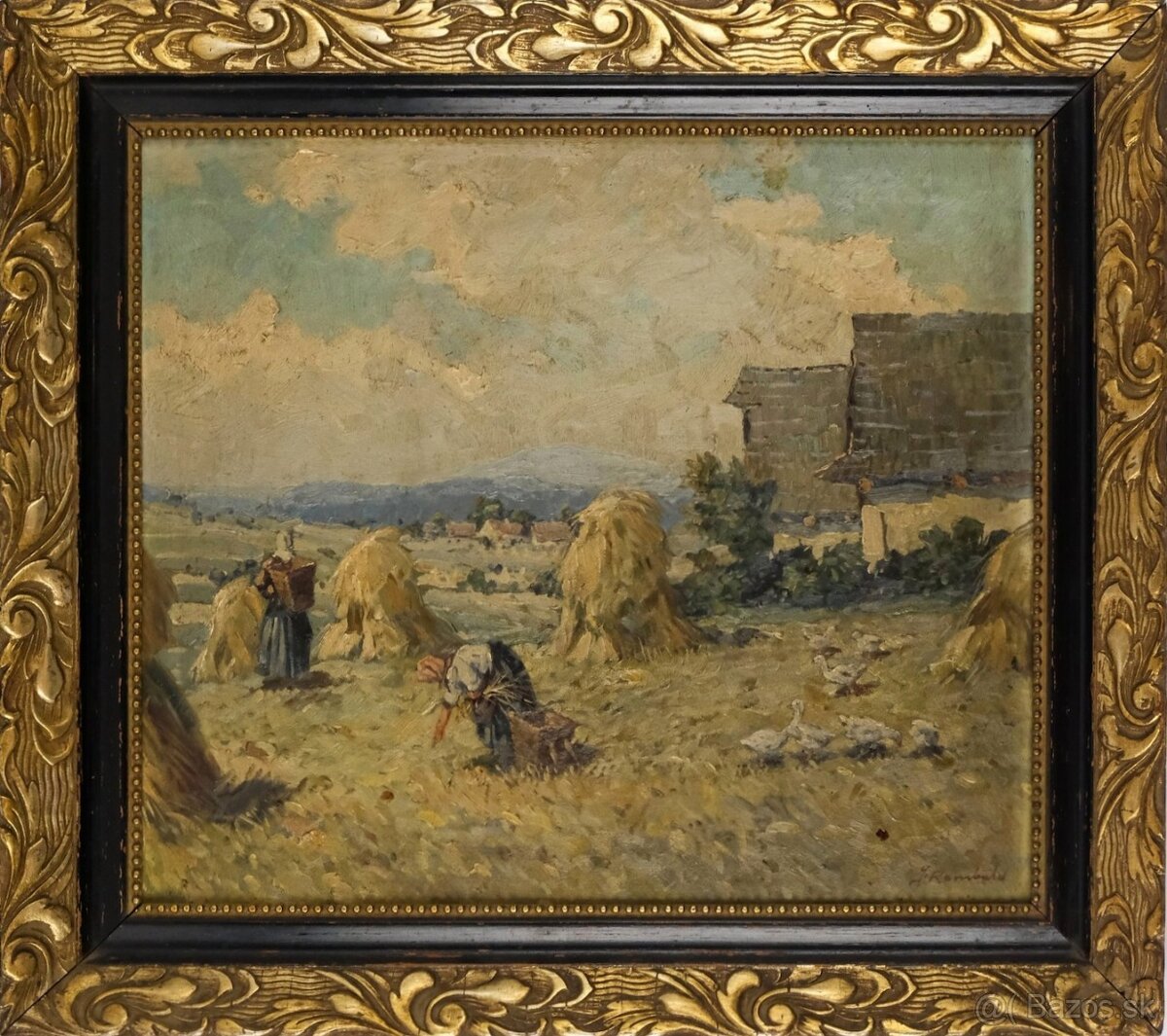 Obraz J. Rombald-Na poliach