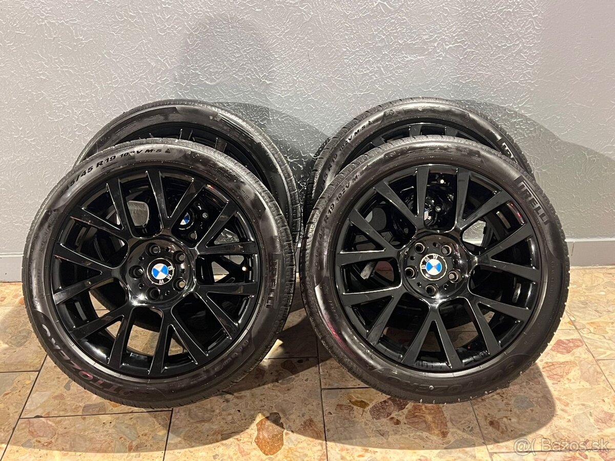 Original BMW disky styling 238 R19+zimné pneumatiky Pirelli