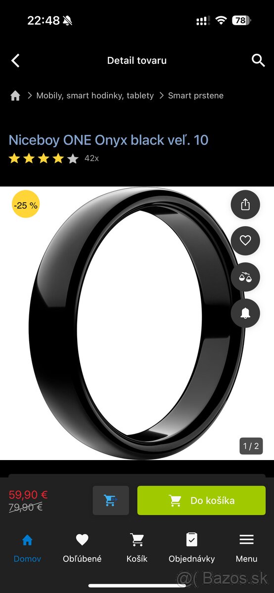 Niceboy ONE Onyx black veľ. 10
