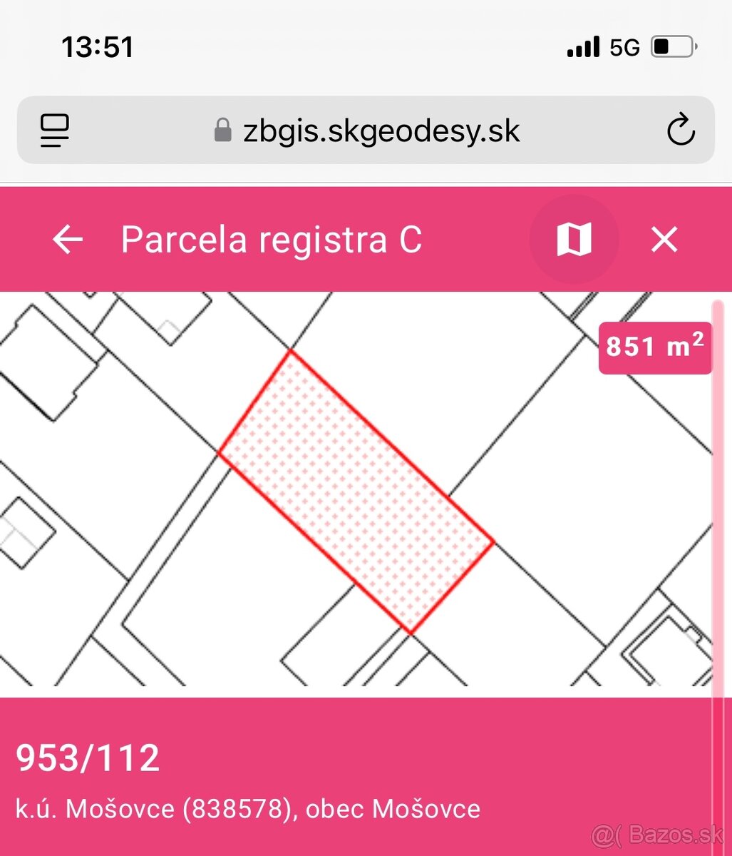 Predám pozemok