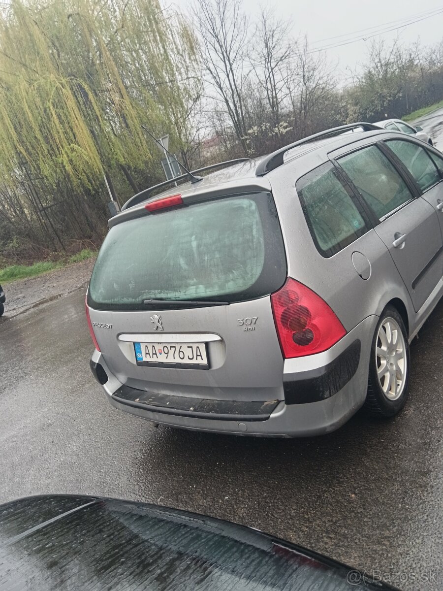 Predám auto Peugeot 307.2liter 79kw