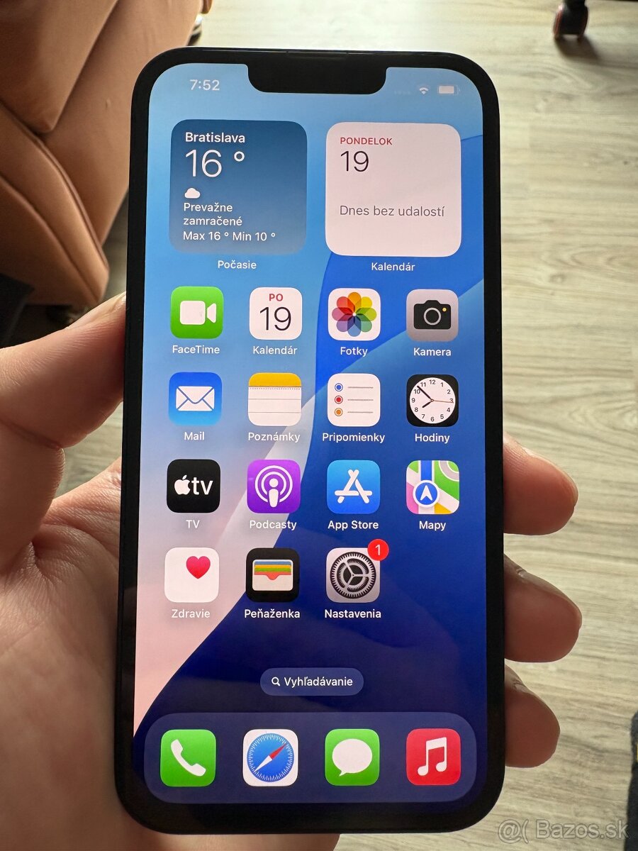 iPhone 13 128GB Midnight, 92% batéria