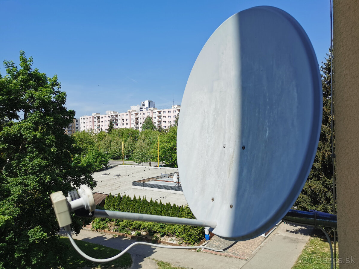 Satelitný komplet parabola, prijímač Humax IRHD 5100SCZ...