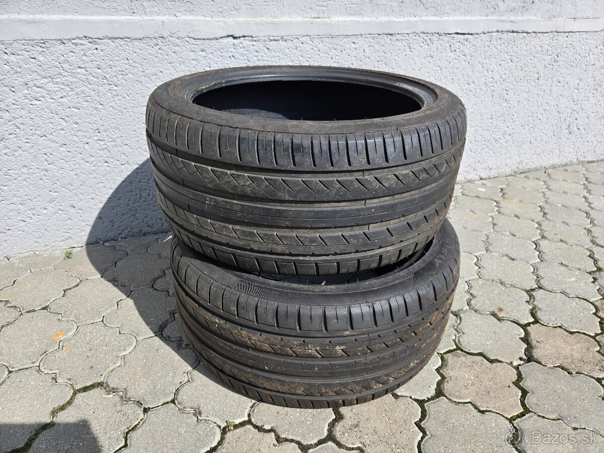 Letné pneu 278/35 R19 2 kusy 5-6 mm dezén