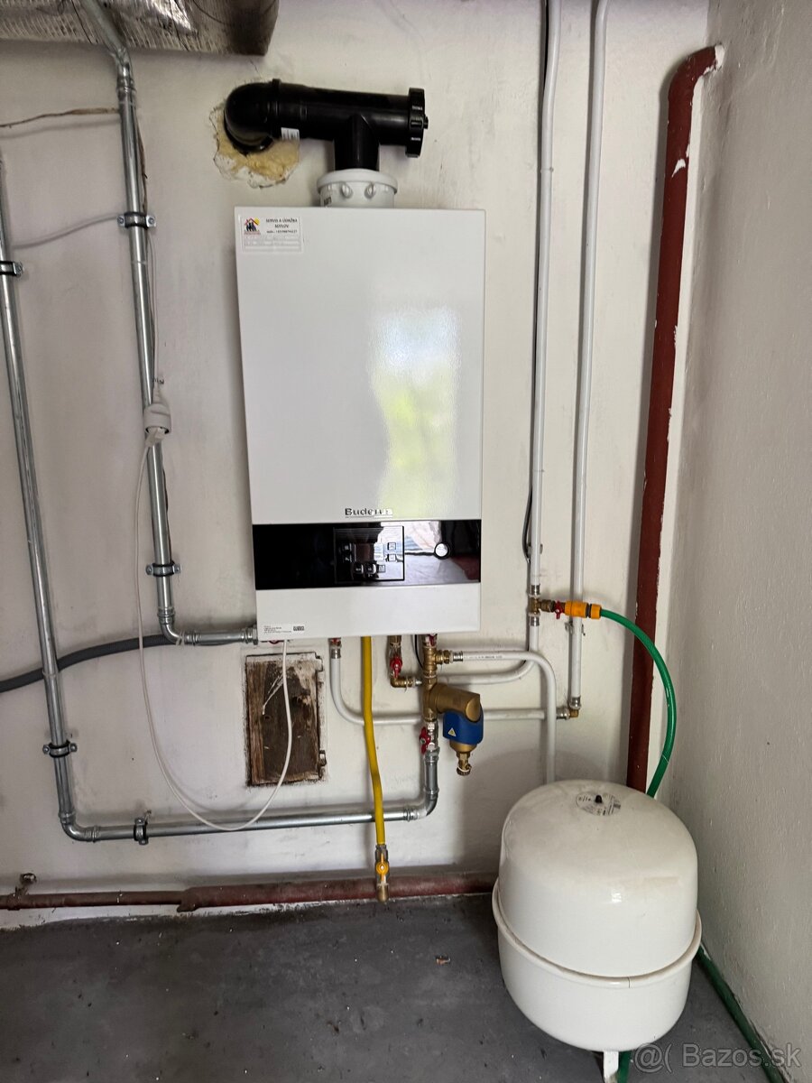 Prietokový plynový kotol Buderus 24kw