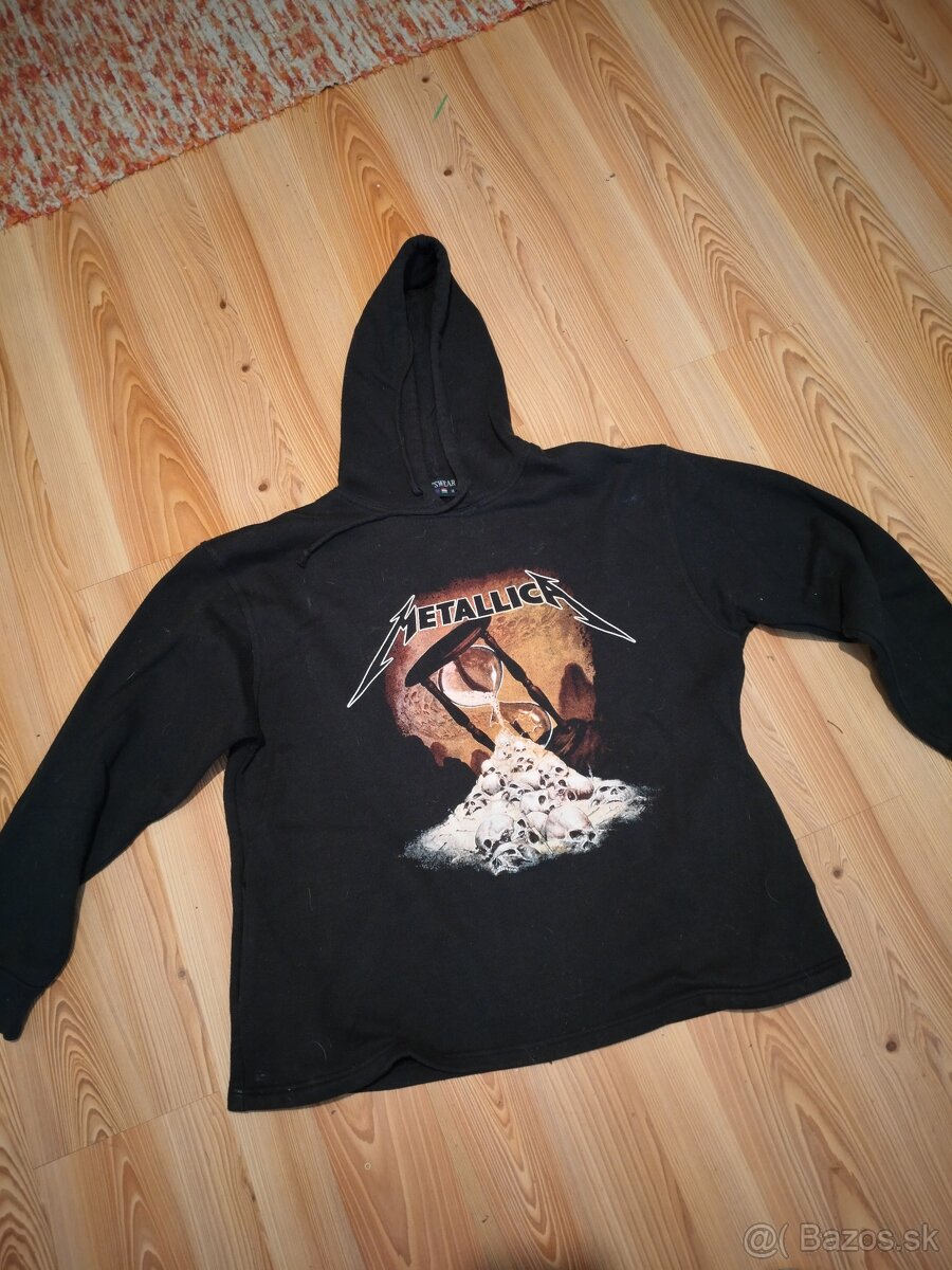 Mikina čierna Metallica