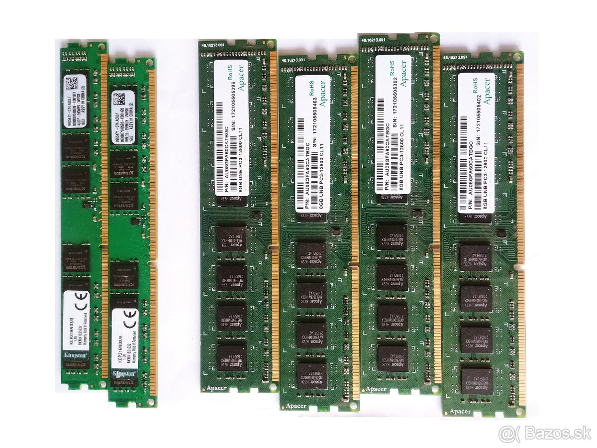 DDR3 8GB moduly