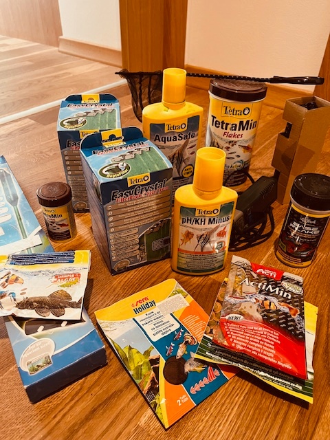 Akvaristika - sada chovateľských potrieb