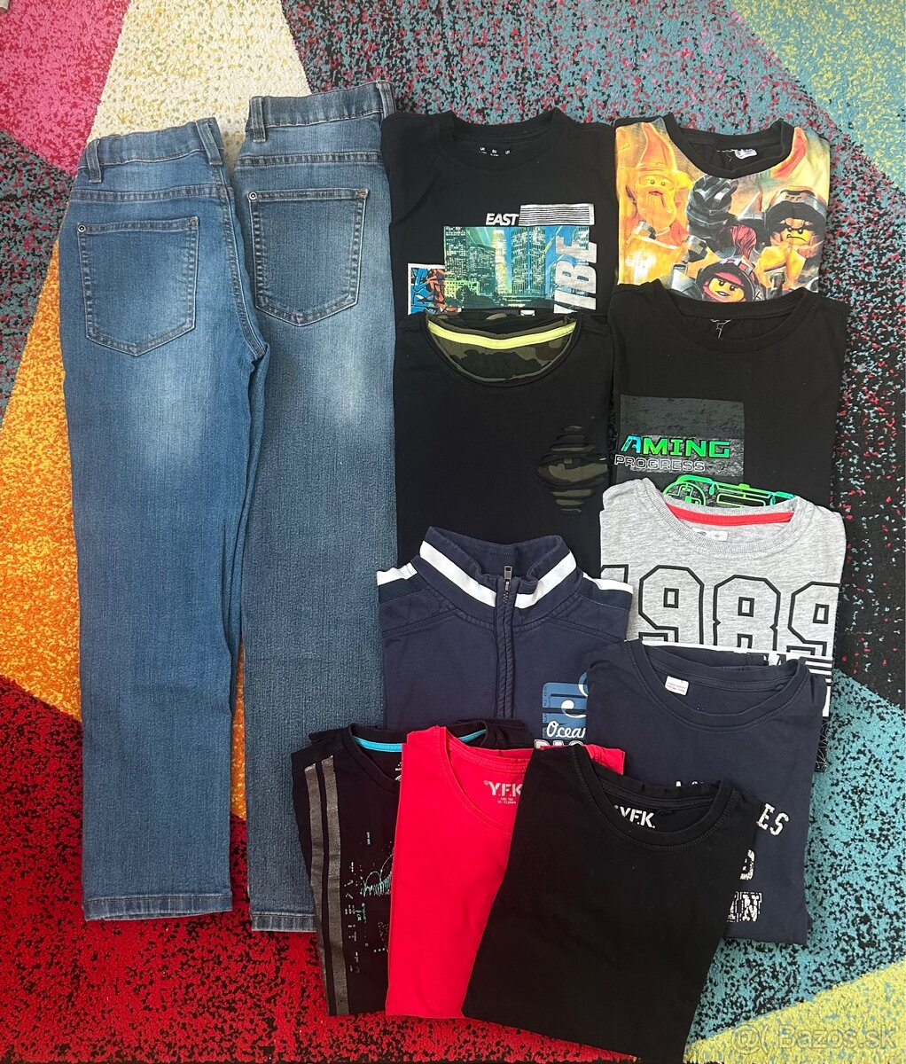 Balík oblečenia pre chlapca , veľ. 140/146/152