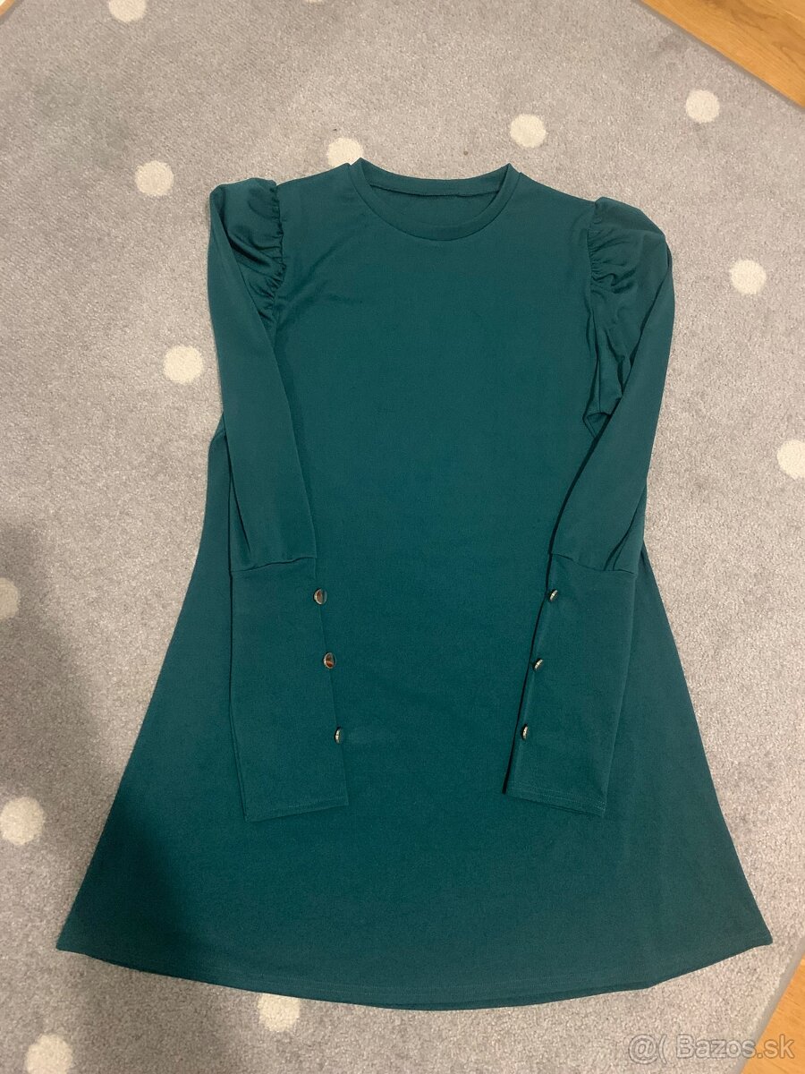 Zelené šaty XL