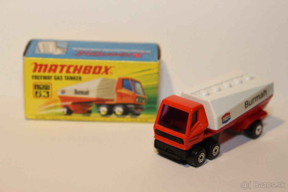 Matchbox SF Freeway gas tanker