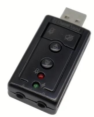 7.1 USB stereo audio adaptér Mini externá zvuková karta
