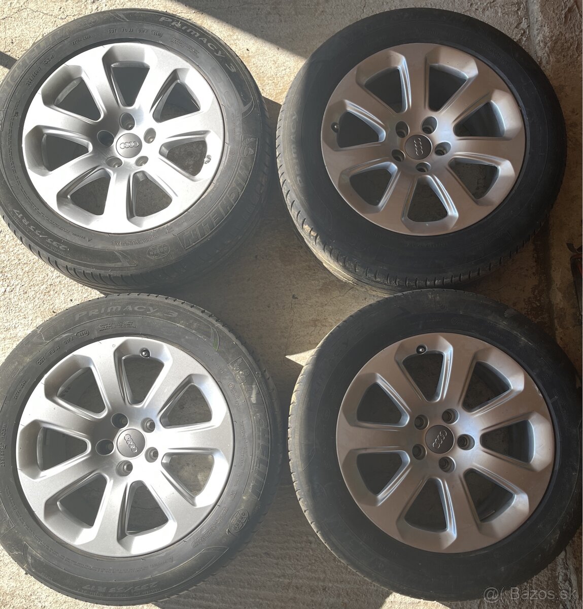 17” hliníkové disky originál audi Q3, VW Tiguan