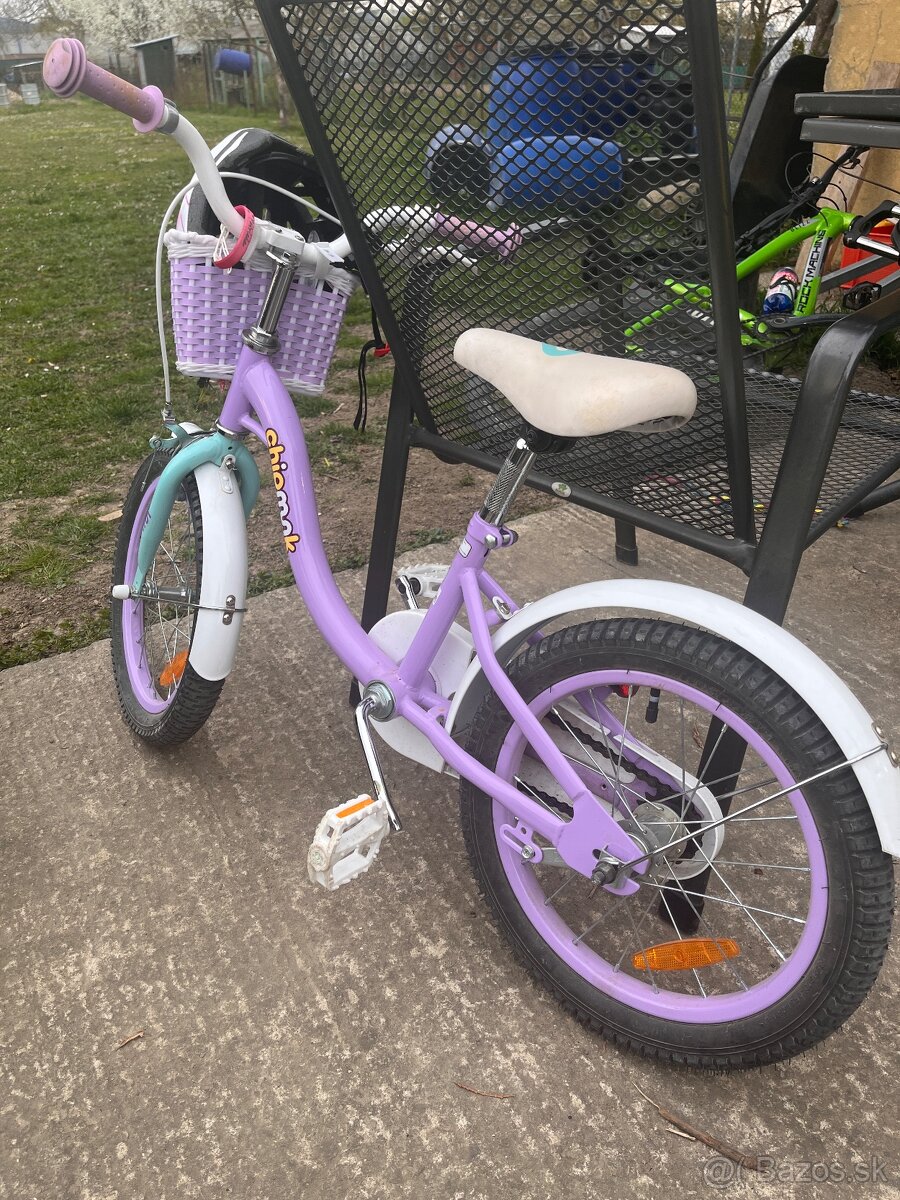 Detský bicykel 16” pre dievčatko
