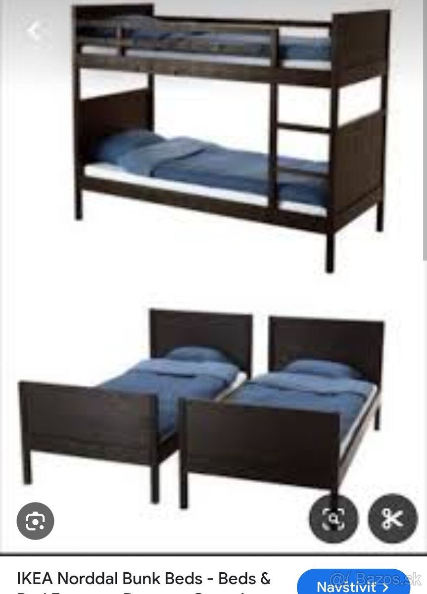 Poschodová postel Ikea