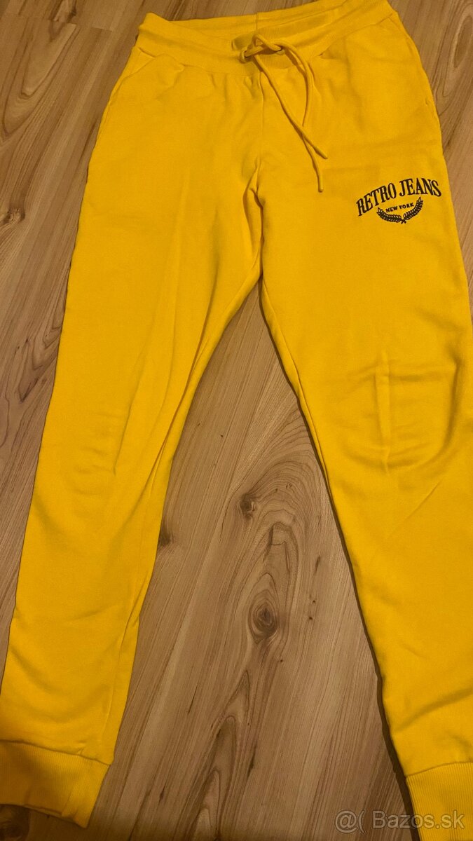 Retro jeans teplaky