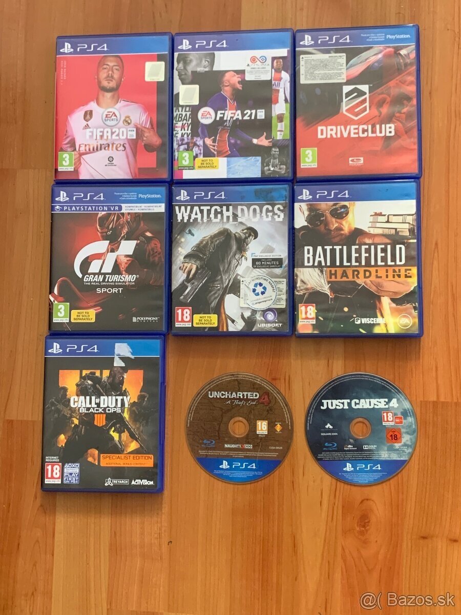 Predám hry na hernú konzolu Ps4 kompatibilné ps5
