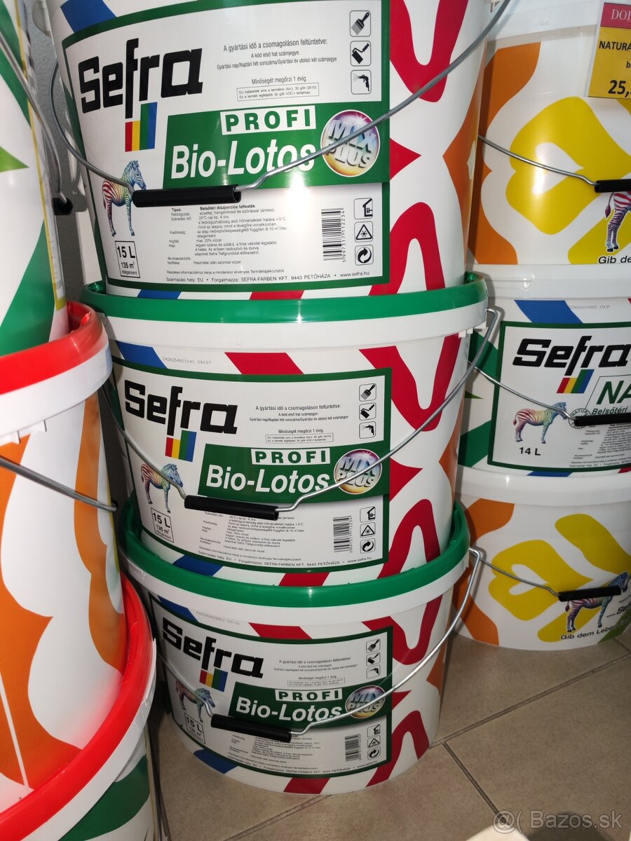 BIO Lotus - Ekologická interiérová farba na steny- Sefra