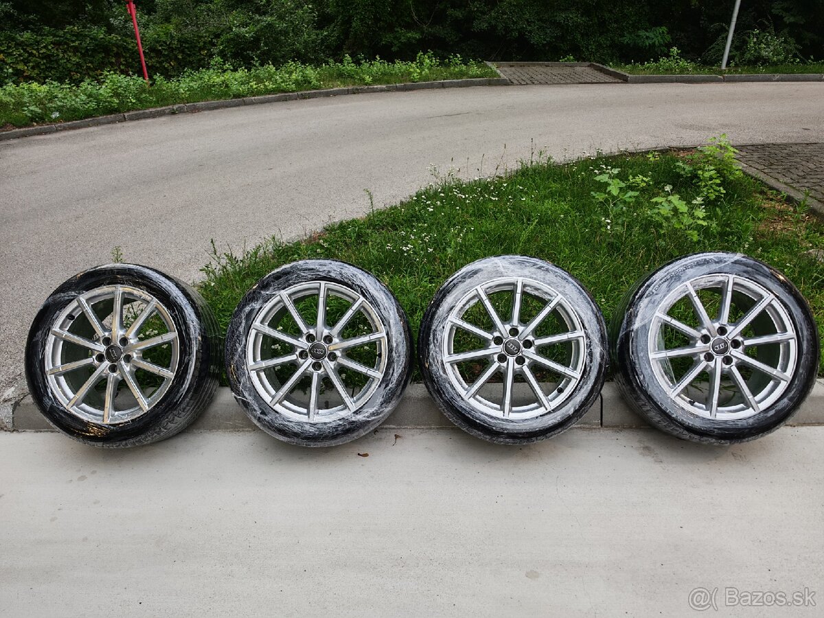 Original AUDI disky a letne Nokian PowerProof 255/45 ZR 19