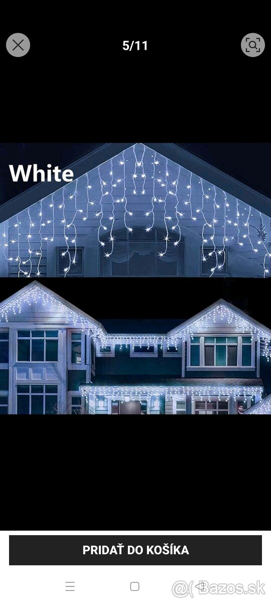 Vianočné osvetlenie, svetelná reťaz