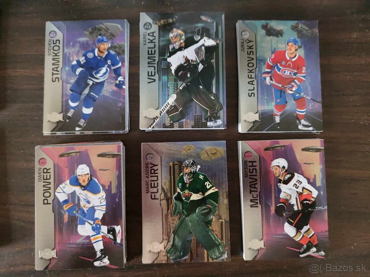 Predám hokejové kartičky Metal Universe 23/24 set 1-100