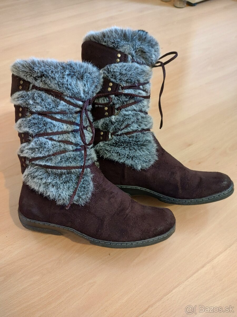 Zimné dámske topánky