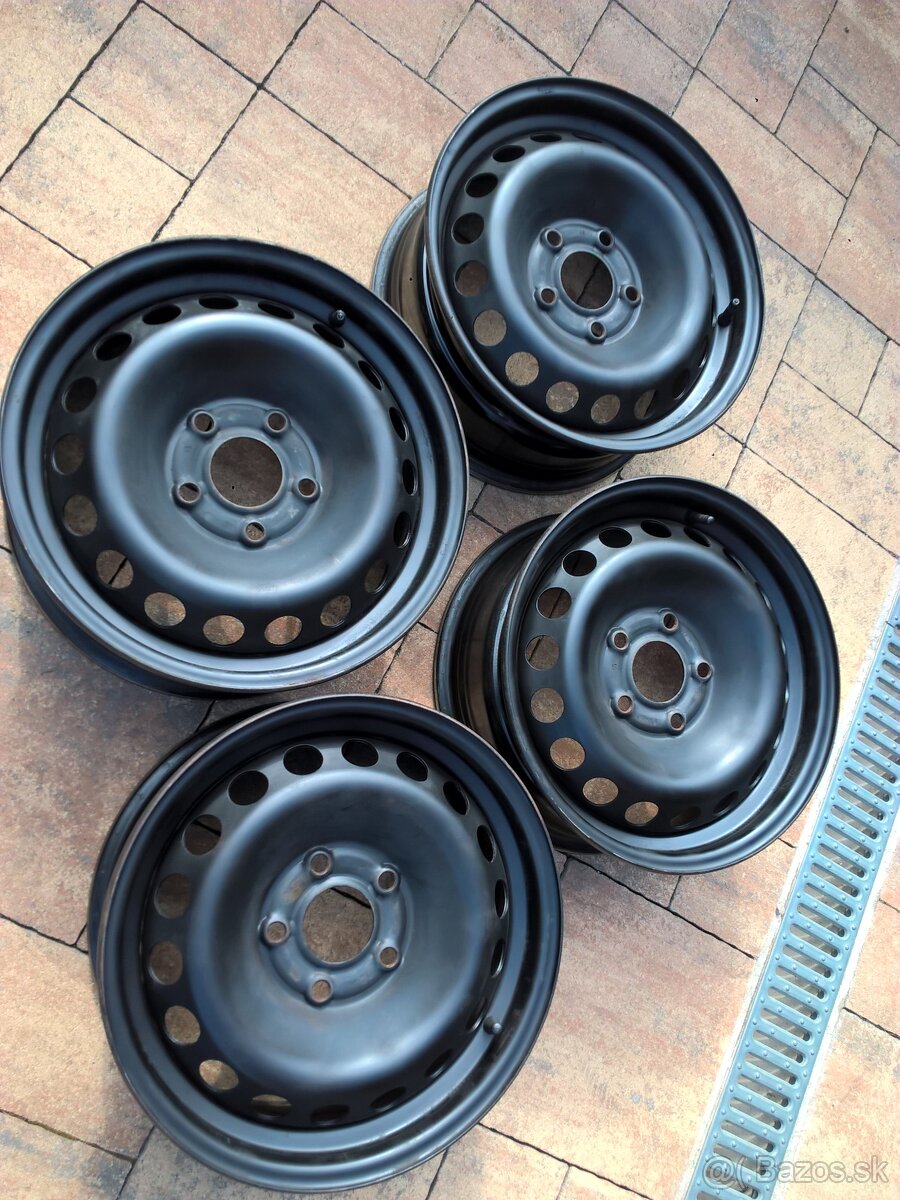 Originál plechové disky 5x114,3 RENAULT FLUENCE 6,5Jx15 ET43
