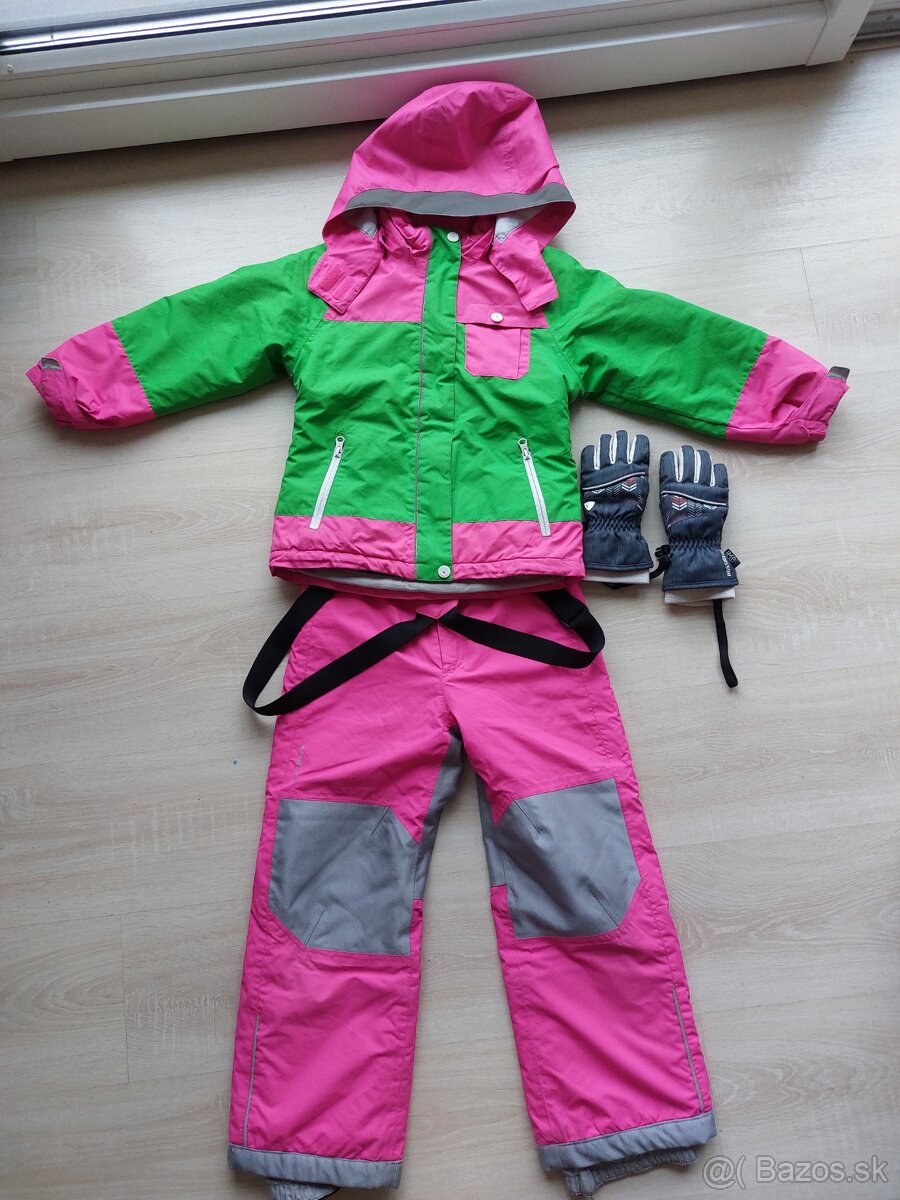 Ice peak lyžiarska bunda + oteplovačky veľ. 122