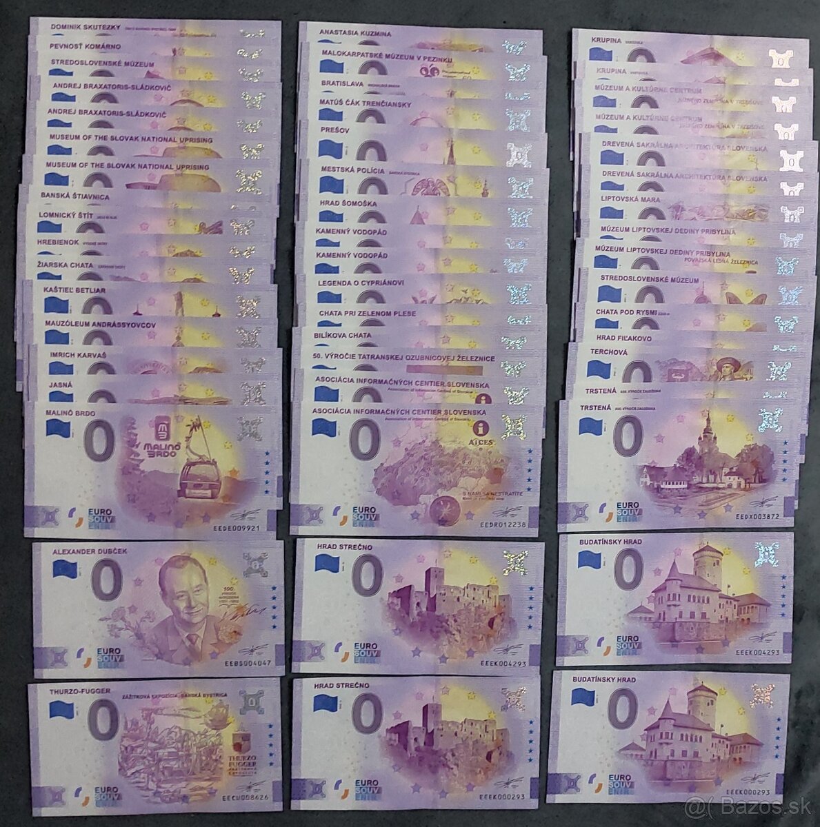 0 eur bankovky anniversary
