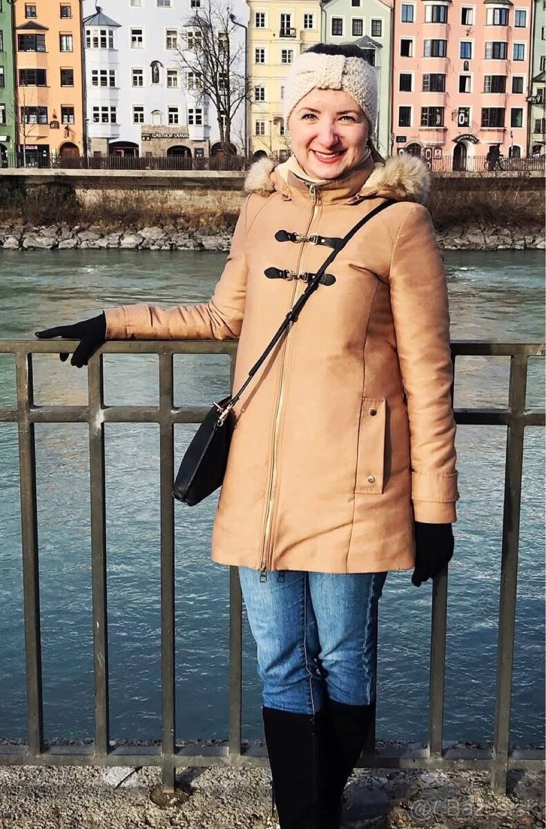 Zimný kabát Mango s kožušinou